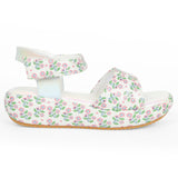 Freeplay Girls Floral Print Platform Sandals