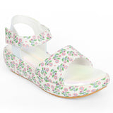Freeplay Girls Floral Print Platform Sandals