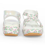 Freeplay Girls Floral Print Platform Sandals