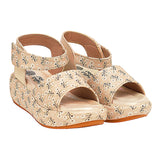 Freeplay Girls Floral Print Platform Sandals