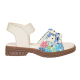 Freeplay Girls Flat Sandals with Teddy Embellishments