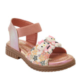 Freeplay Girls Flat Sandals with Teddy Embellishments
