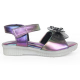 Freeplay Baby Girls Flat Sandals with Sparkly Bow Embellishments