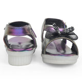 Freeplay Baby Girls Flat Sandals with Sparkly Bow Embellishments