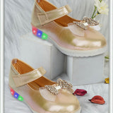 Freeplay Baby Girl Bellies – Glitter Bow Party Flats