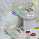 Freeplay Baby Girl Bellies – Glitter Bow Party Flats