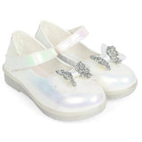 Freeplay Baby Girl Bellies – Glitter Bow Party Flats