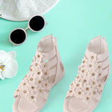 Freeplay Girls Gladiator Sandals – Embellished Flats - Test