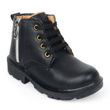 Freeplay Boys Lace-Up Boots with Side Zip