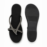 Freeplay Rhinestone Embellished Wedge Heel with Slip-On Closure