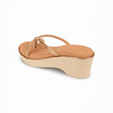 Freeplay Rhinestone Embellished Wedge Heel with Slip-On Closure