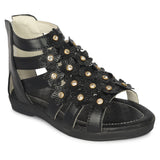Freeplay Girls Gladiator Sandals – Embellished Flats
