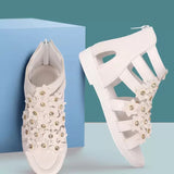 Freeplay Girls Gladiator Sandals – Embellished Flats - Test