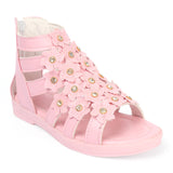 Freeplay Girls Gladiator Sandals – Embellished Flats