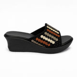 Freeplay Embellished Wedge Heel Slip-On Sandals