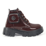 Freeplay Boys’ Glossy Lace-Up Boots