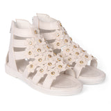 Freeplay Girls Gladiator Sandals – Embellished Flats - Test