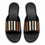 Freeplay Embellished Wedge Heel Slip-On Sandals