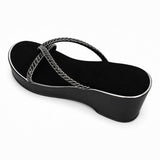 Freeplay Rhinestone Embellished Wedge Heel with Slip-On Closure