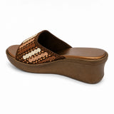 Freeplay Embellished Wedge Heel Slip-On Sandals