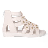 Freeplay Girls Gladiator Sandals – Embellished Flats - Test