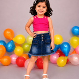 Freeplay Girls Flat Sandals with Butterfly Detail
