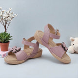 Freeplay Girls Flat Sandals with Butterfly Detail