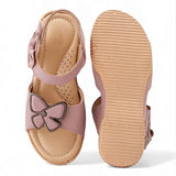 Freeplay Girls Flat Sandals with Butterfly Detail